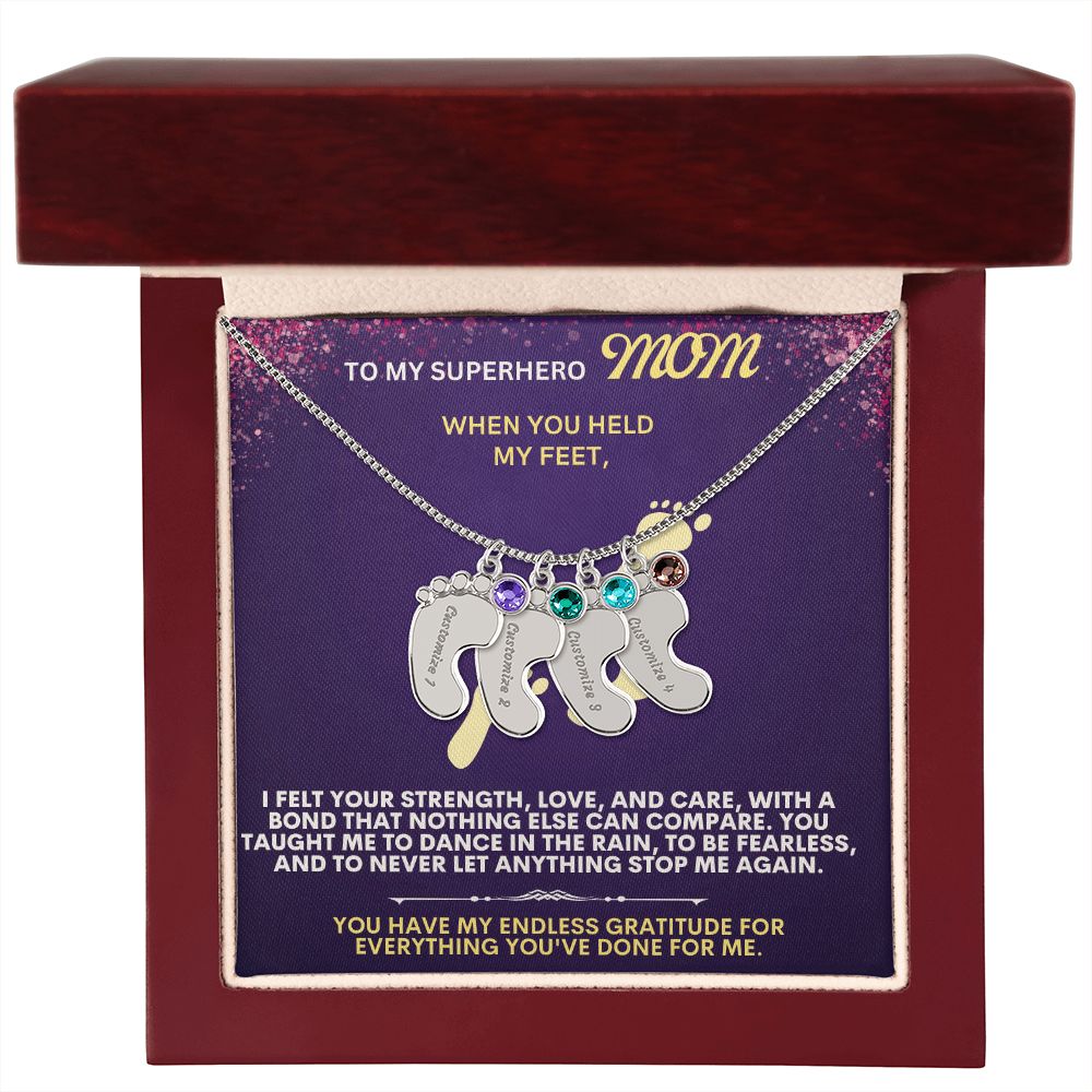 To my mommy, thank you.