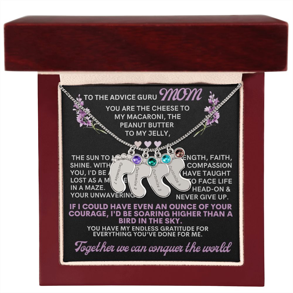 To my mom to thank her for everything.