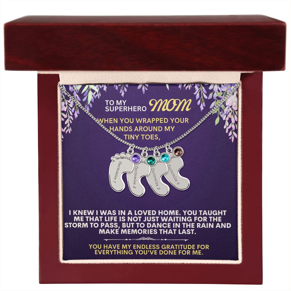 To my mommy, thank you.