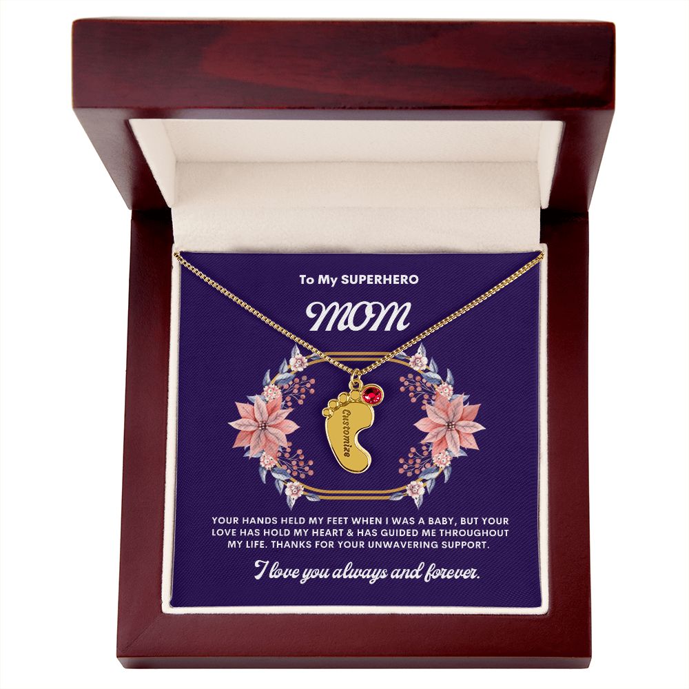 Necklace for Mom, Baby's Foot