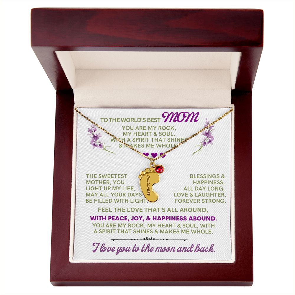 To my mom to thank her for everything.