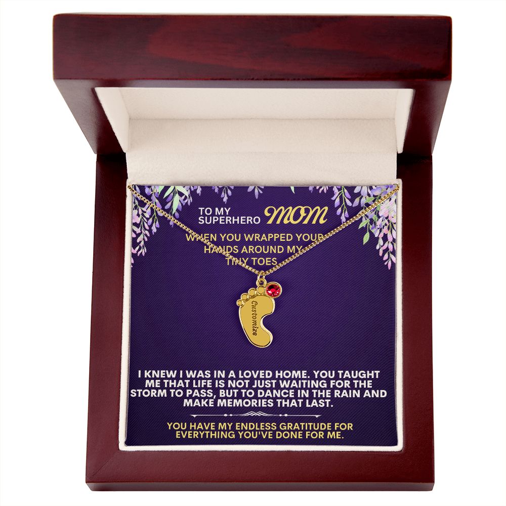 To my mommy, thank you.