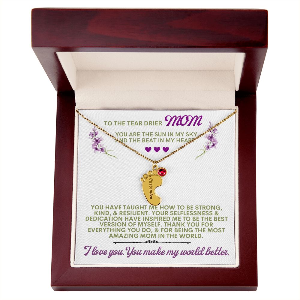 To my mom to thank her for everything.