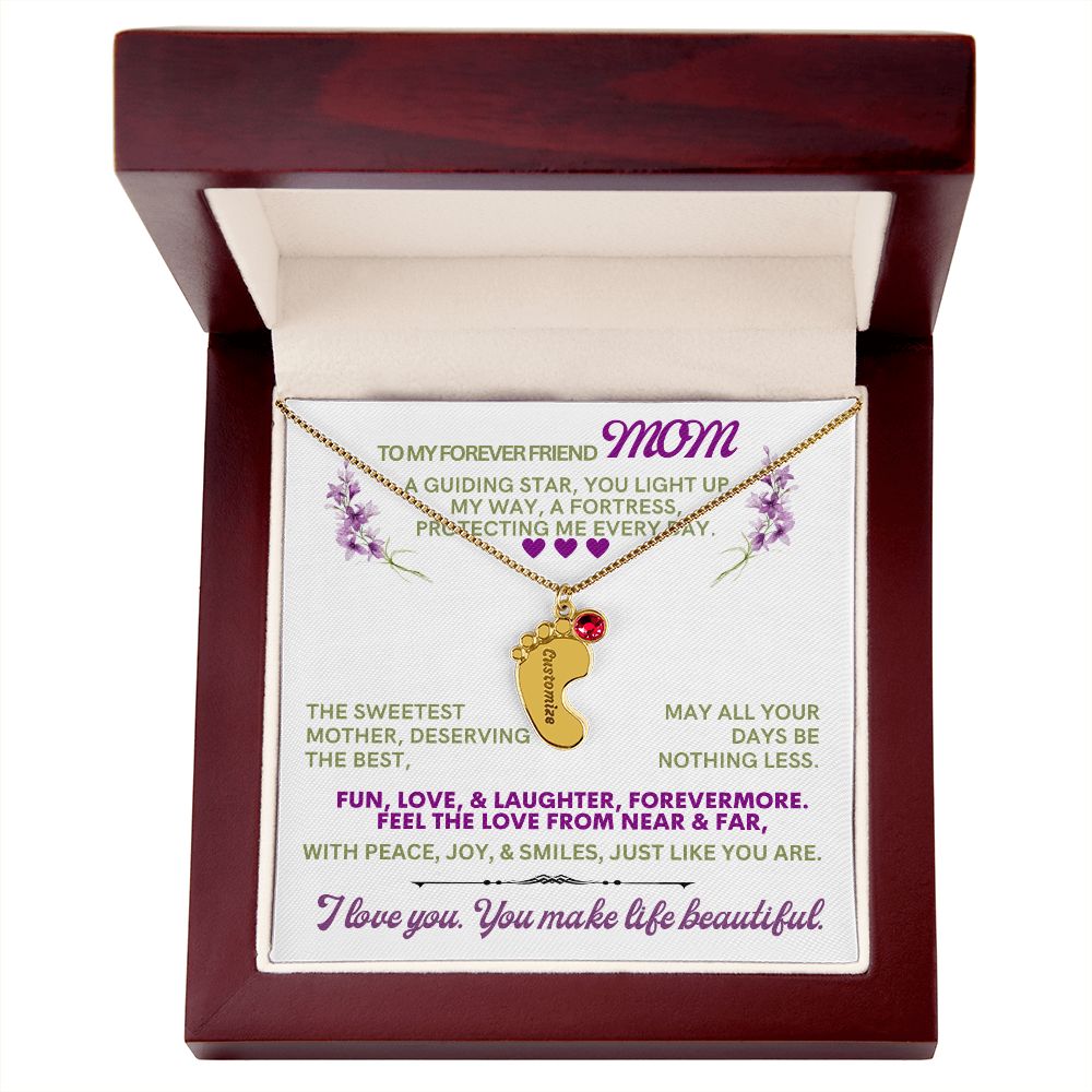 To my mom to thank her for everything.