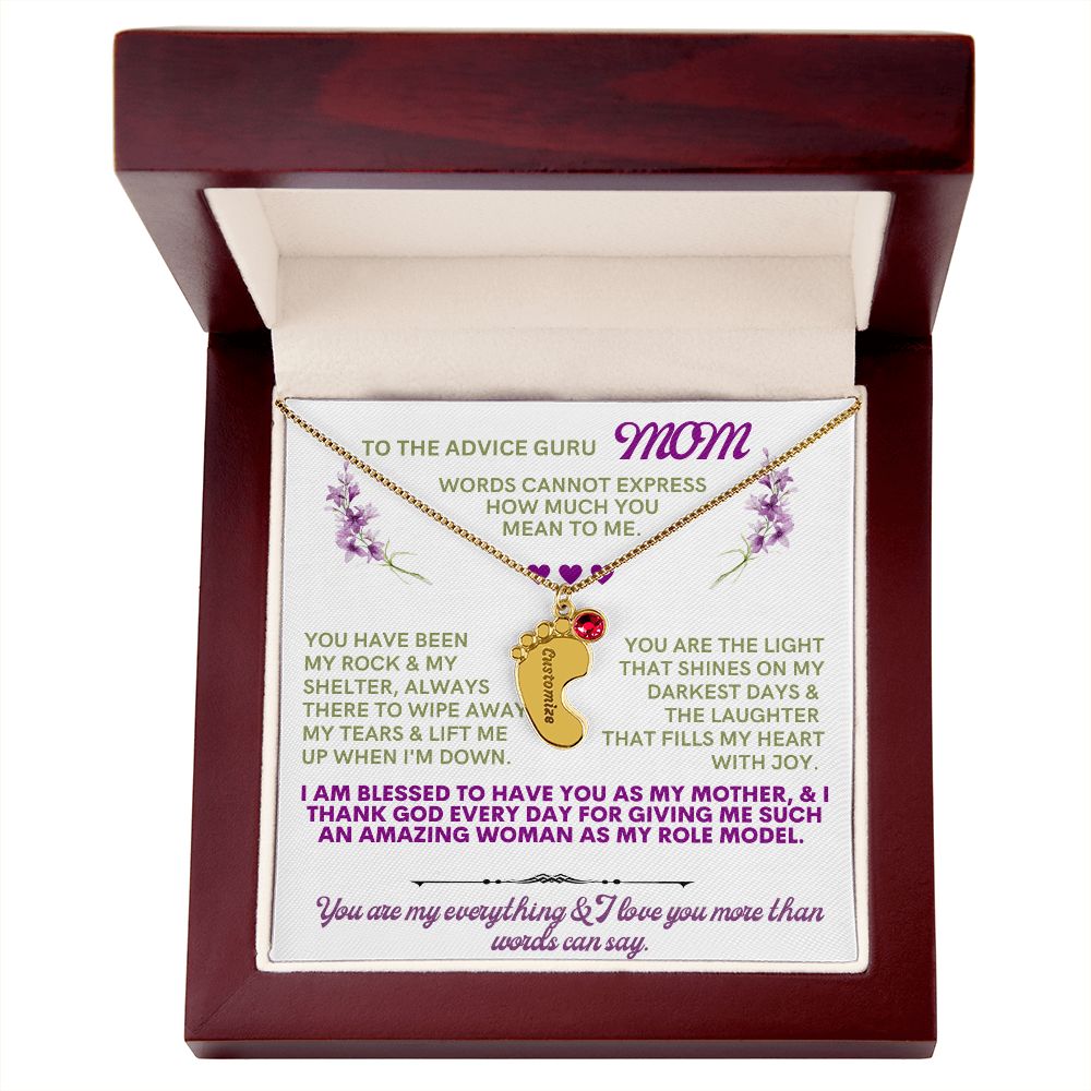 To my mom to thank her for everything.