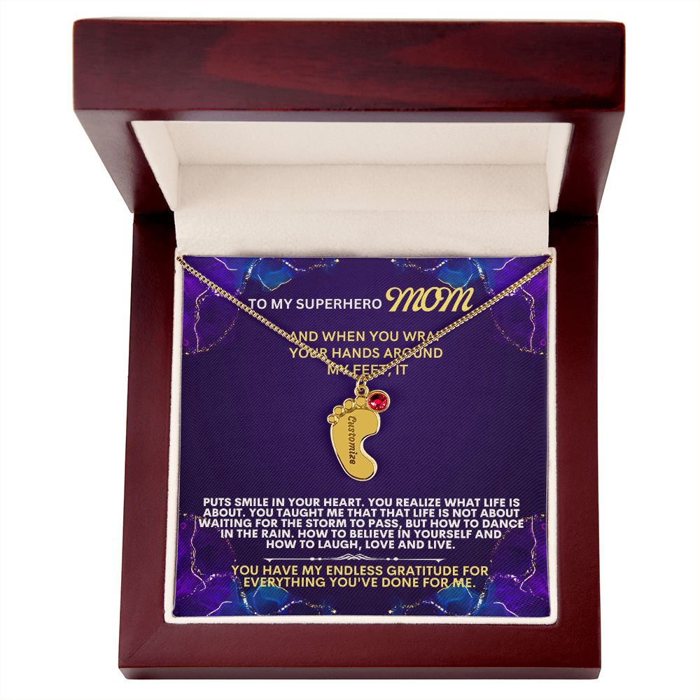 To my mommy, thank you.