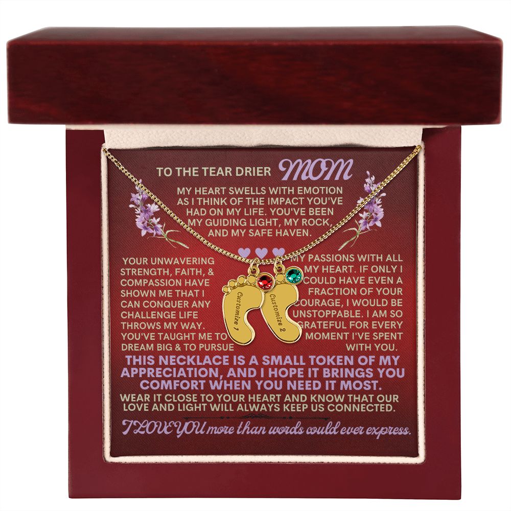 To my mom to thank her for everything.