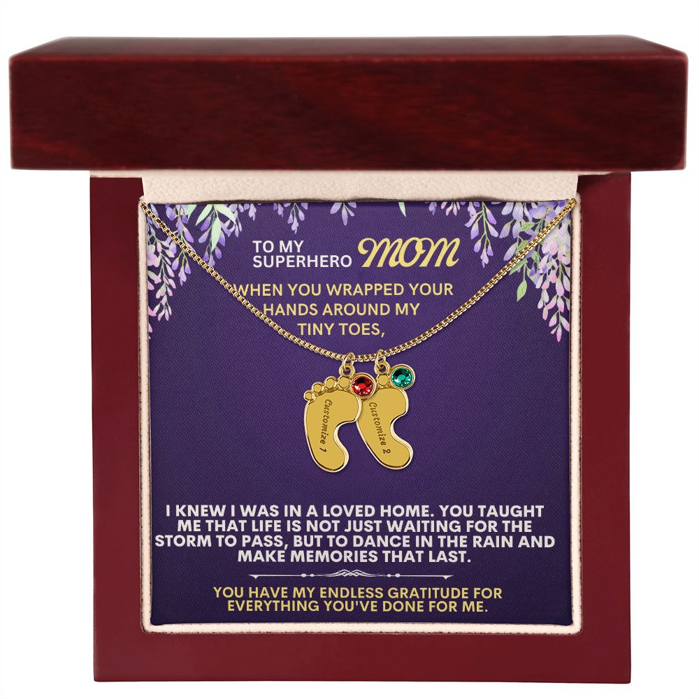 To my mommy, thank you.