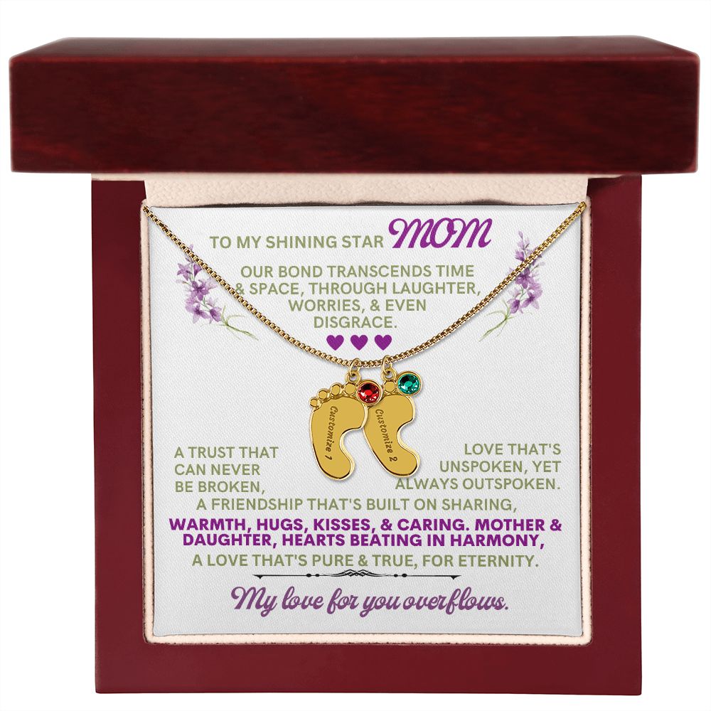 To my mom to thank her for everything.