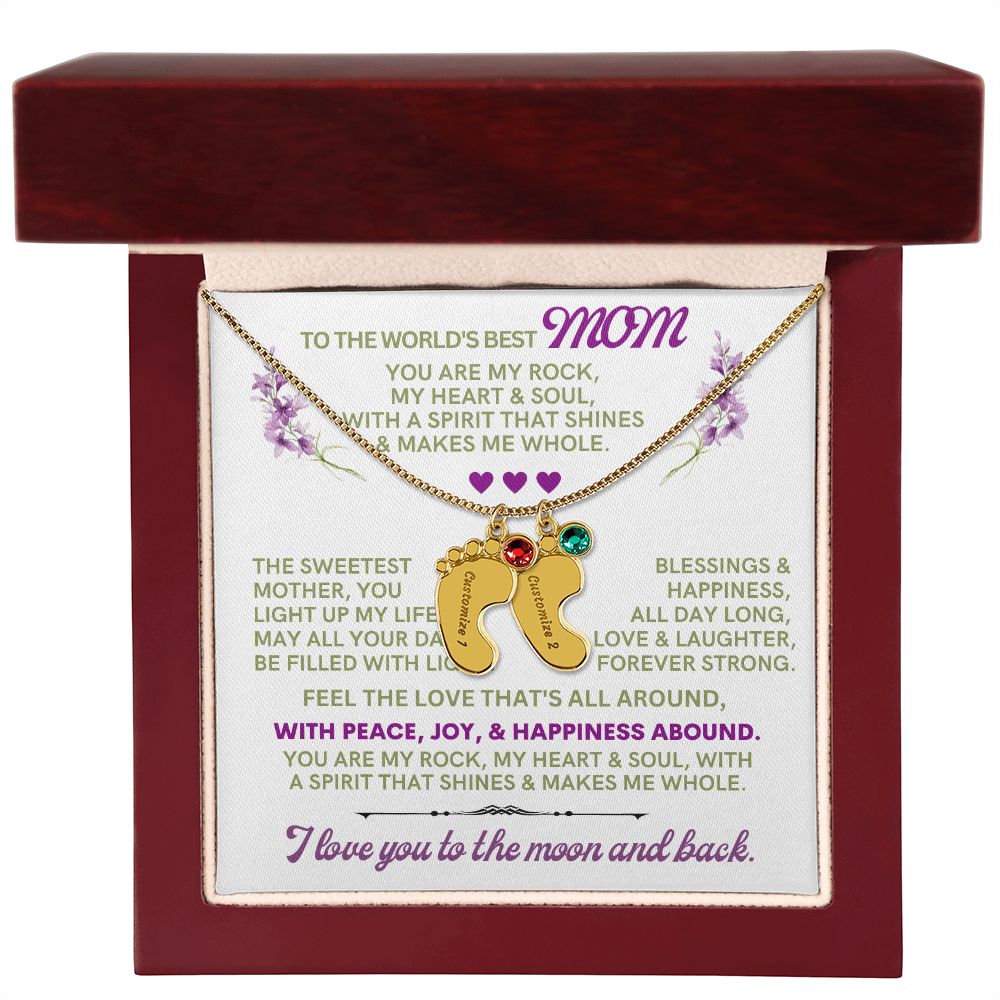 To my mom to thank her for everything.