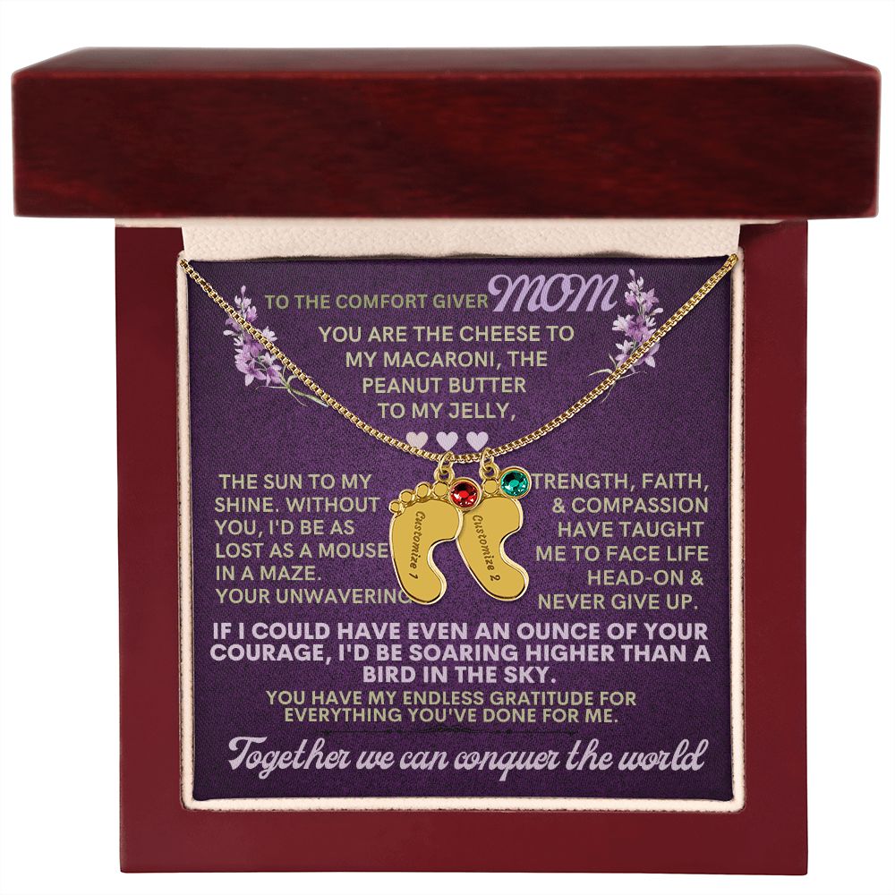 To my mom to thank her for everything.