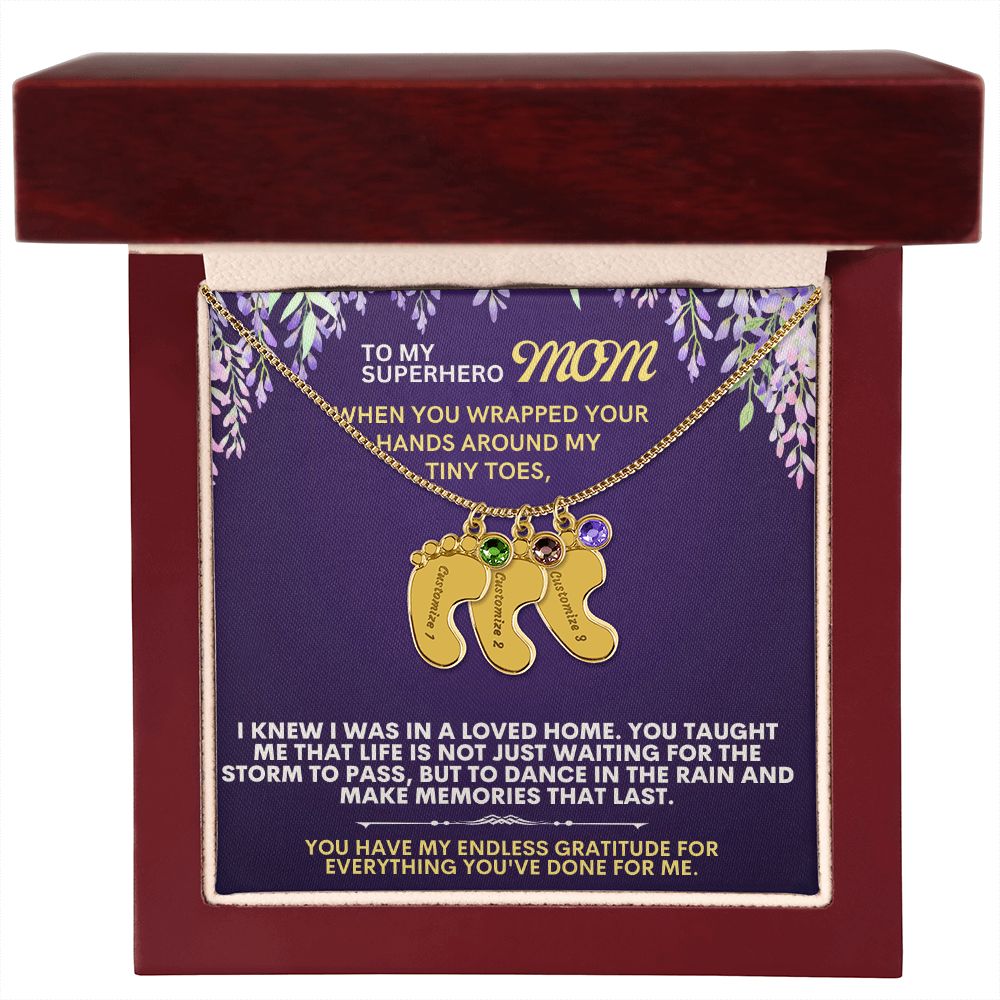 To my mommy, thank you.