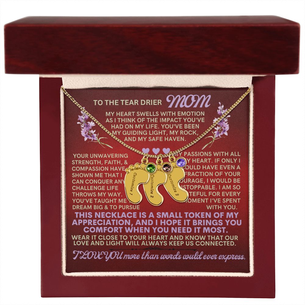 To my mom to thank her for everything.