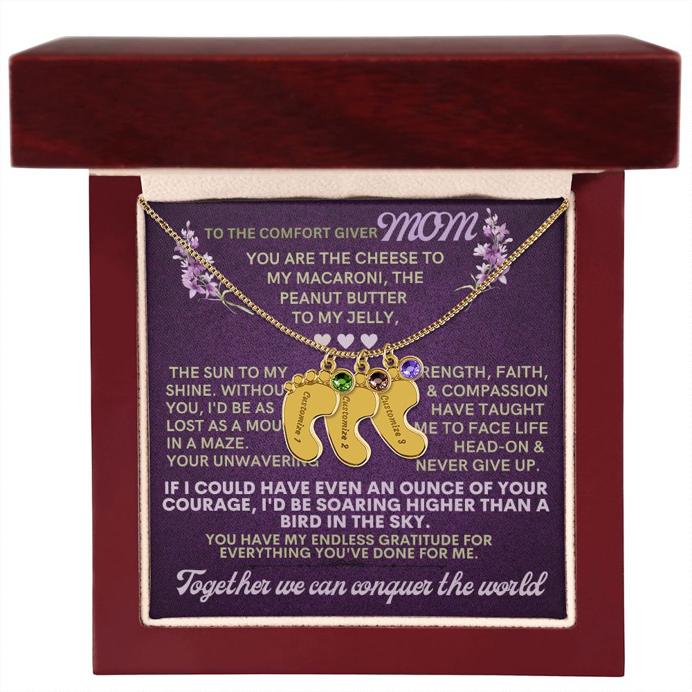 To my mom to thank her for everything.