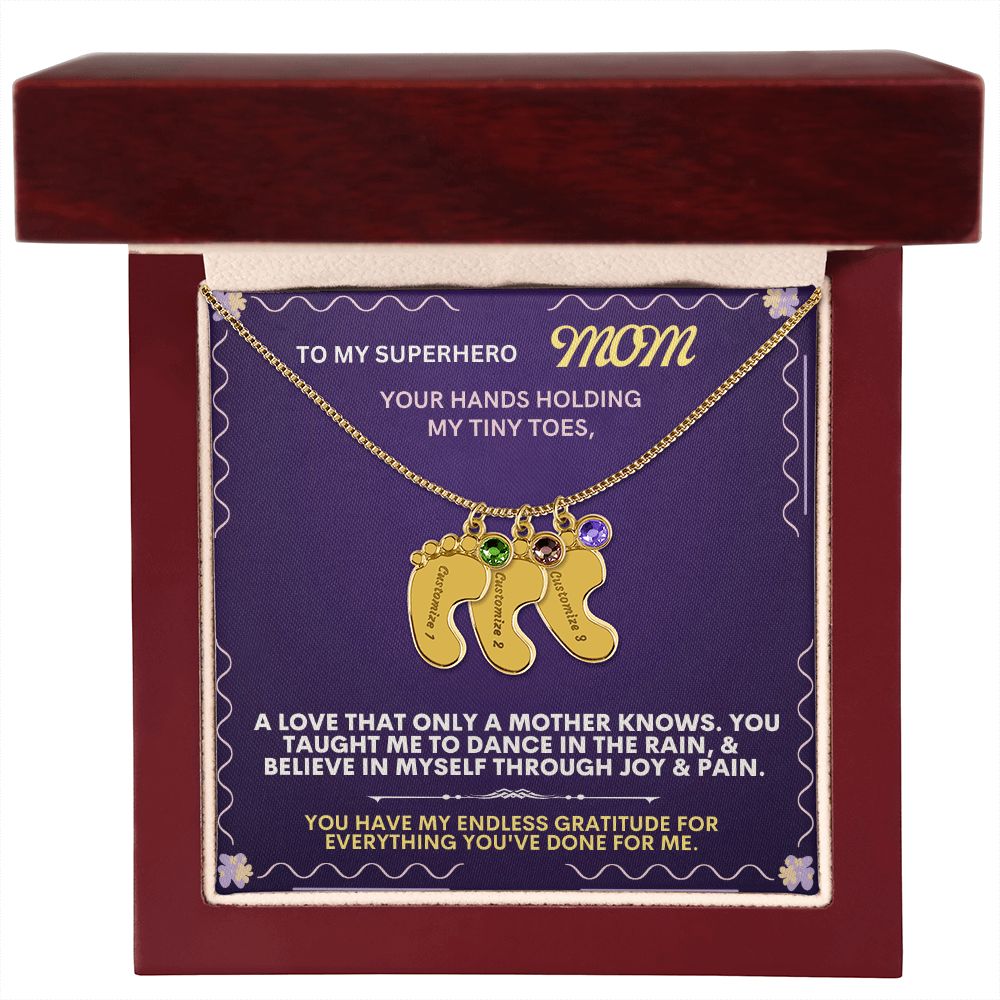 To my mommy, thank you.