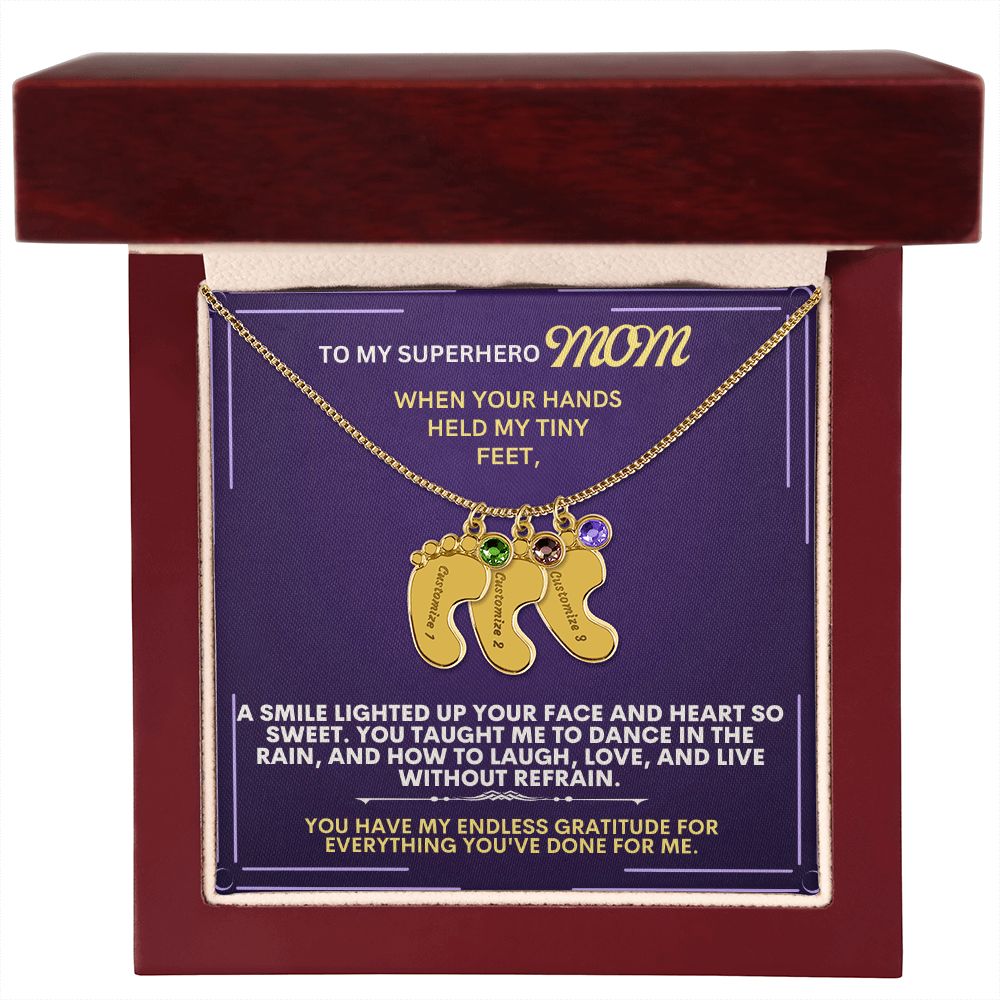 To my mommy, thank you.