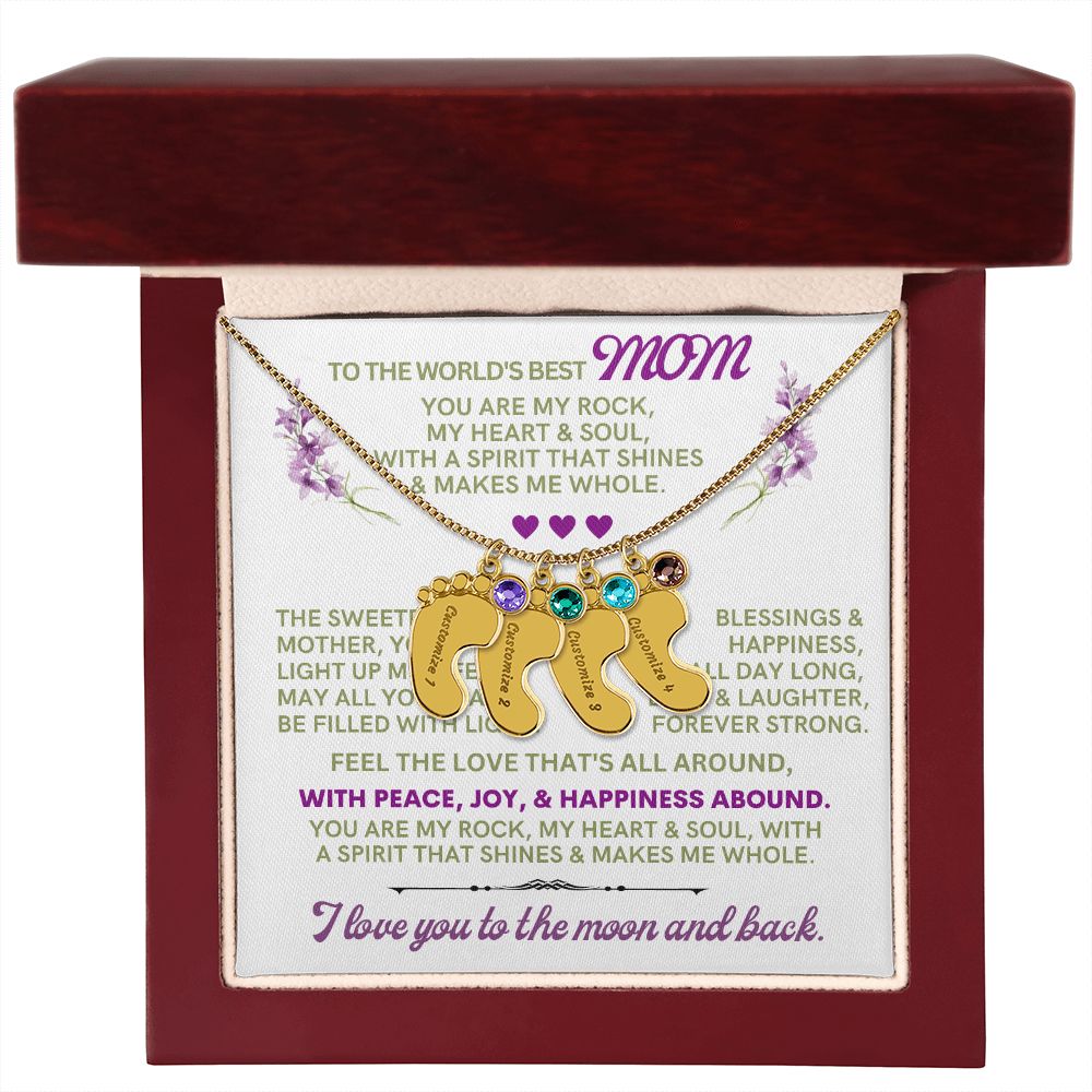 To my mom to thank her for everything.