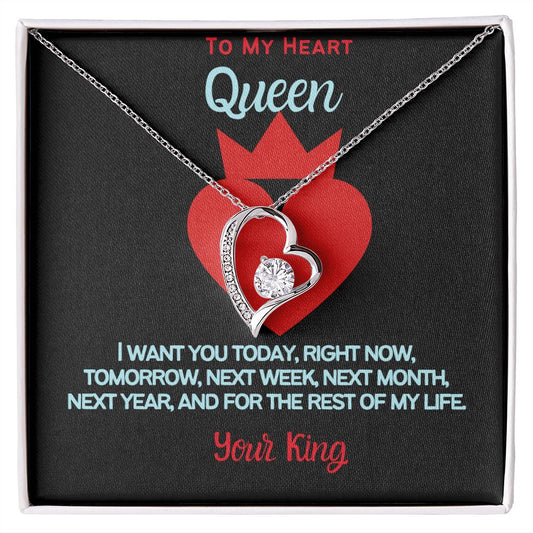 Forever love necklace for my wife or girlfriend to tell her I love her.