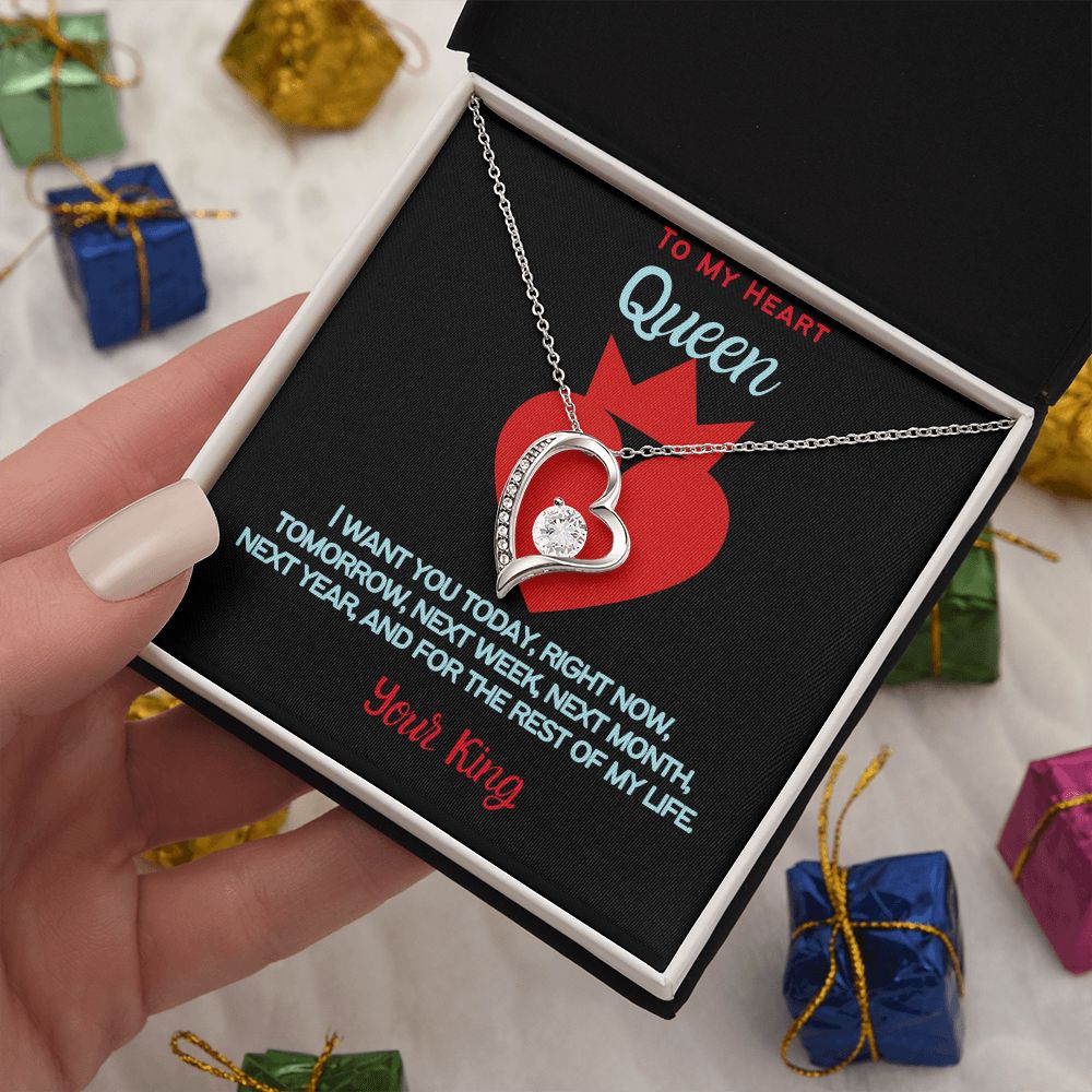 Forever love necklace for my wife or girlfriend to tell her I love her.