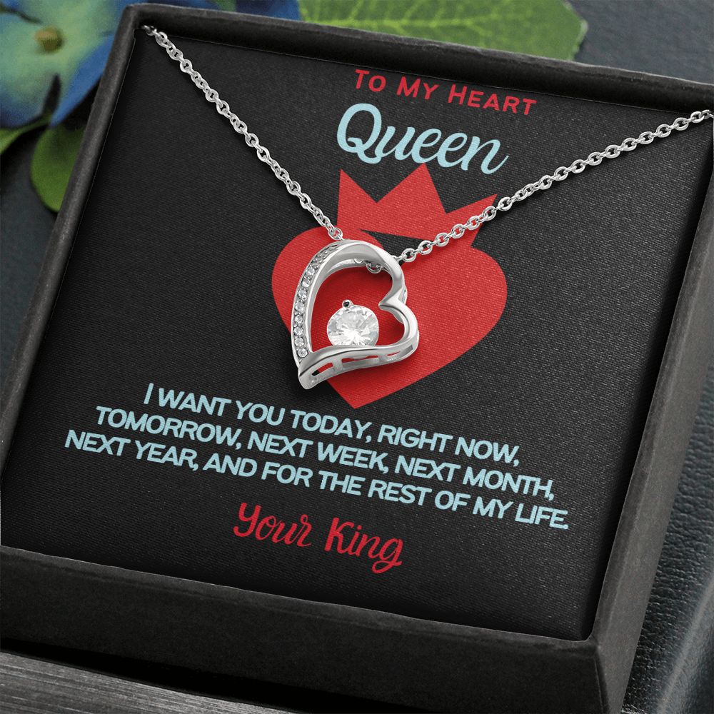 Forever love necklace for my wife or girlfriend to tell her I love her.