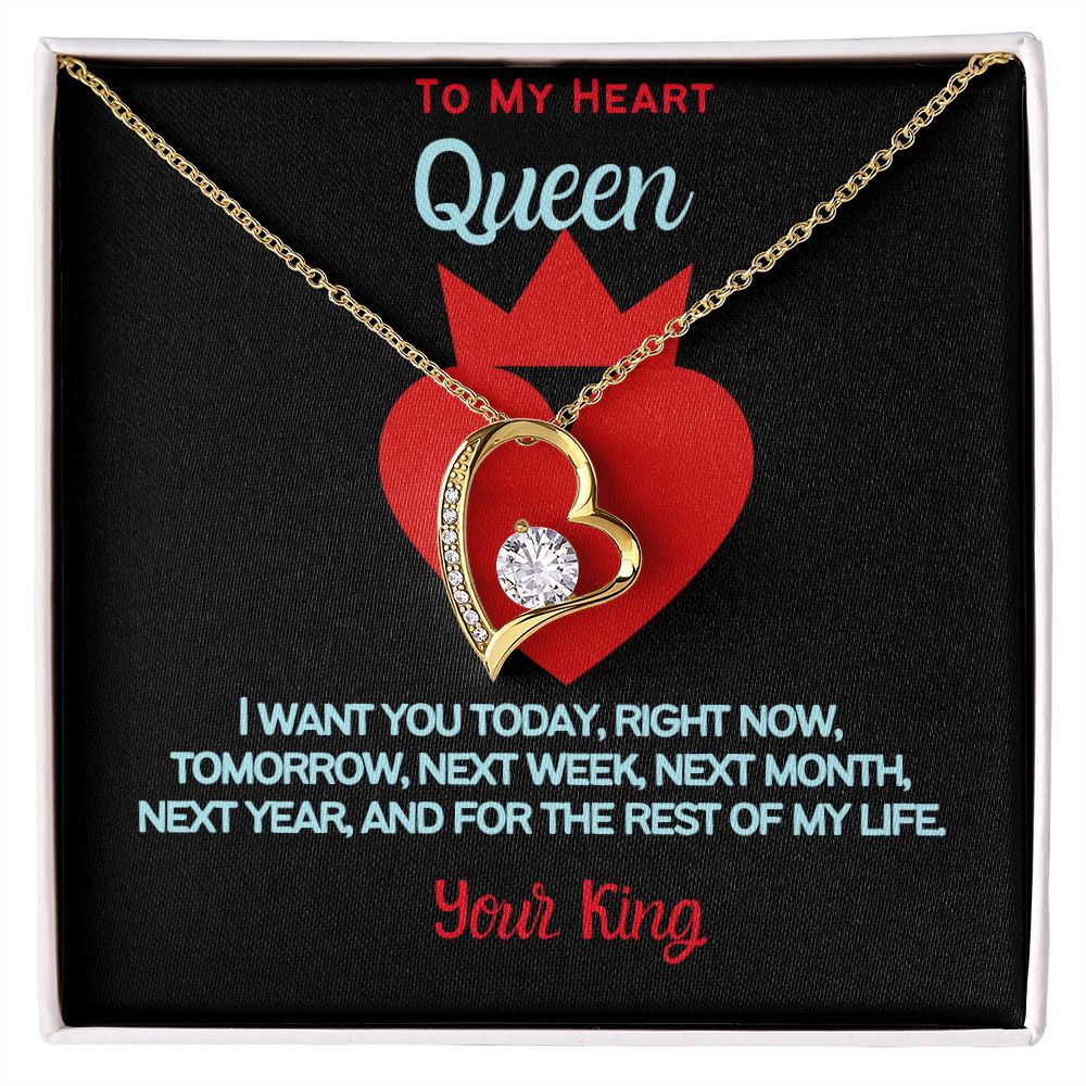 Forever love necklace for my wife or girlfriend to tell her I love her.