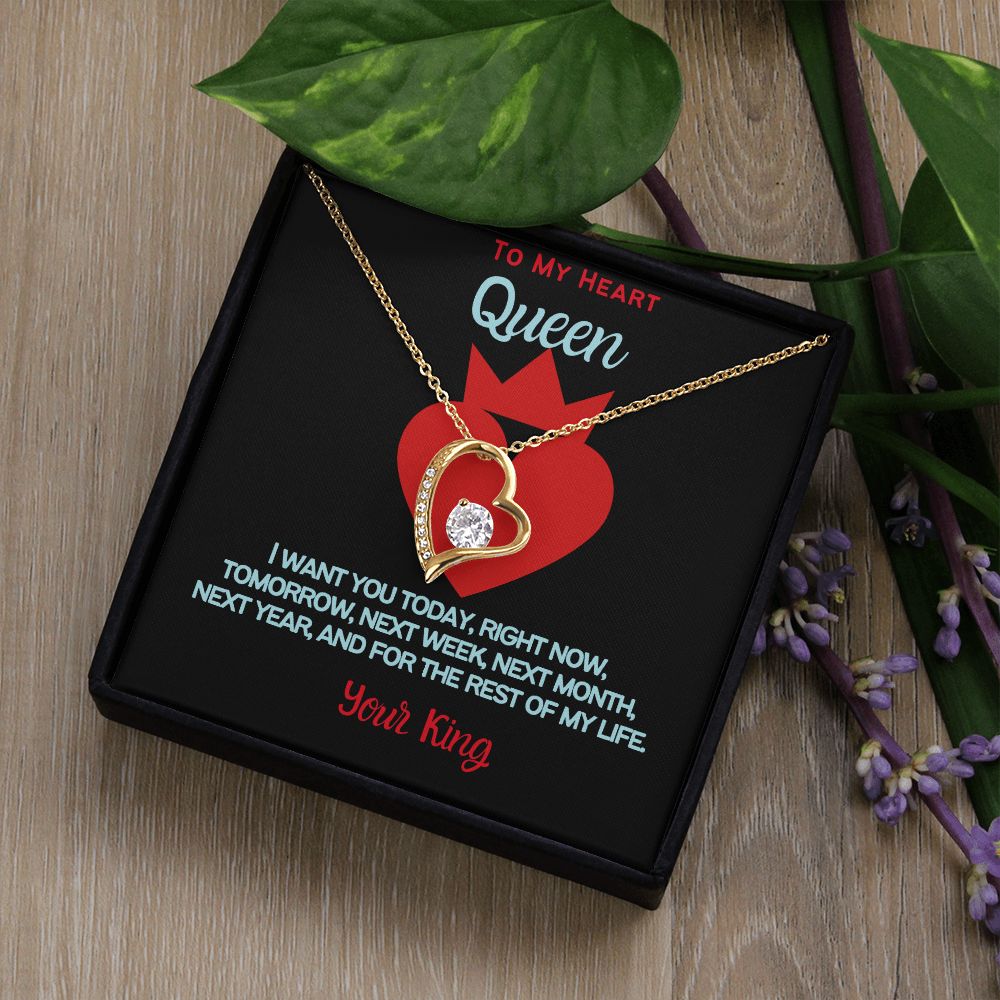 Forever love necklace for my wife or girlfriend to tell her I love her.