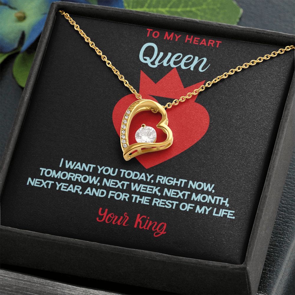 Forever love necklace for my wife or girlfriend to tell her I love her.