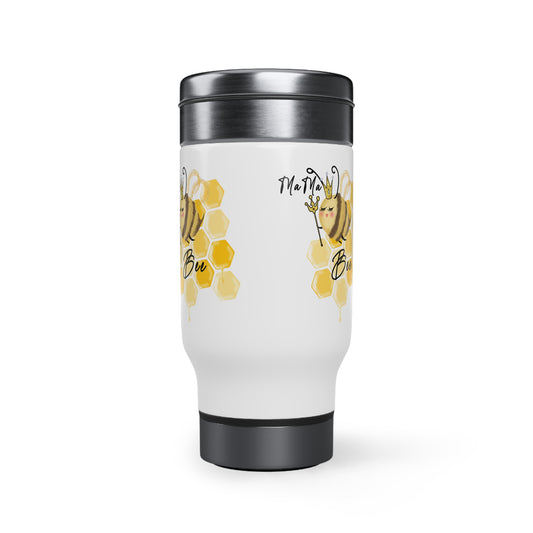 Stainless Steel Travel Mug with Handle, 14oz