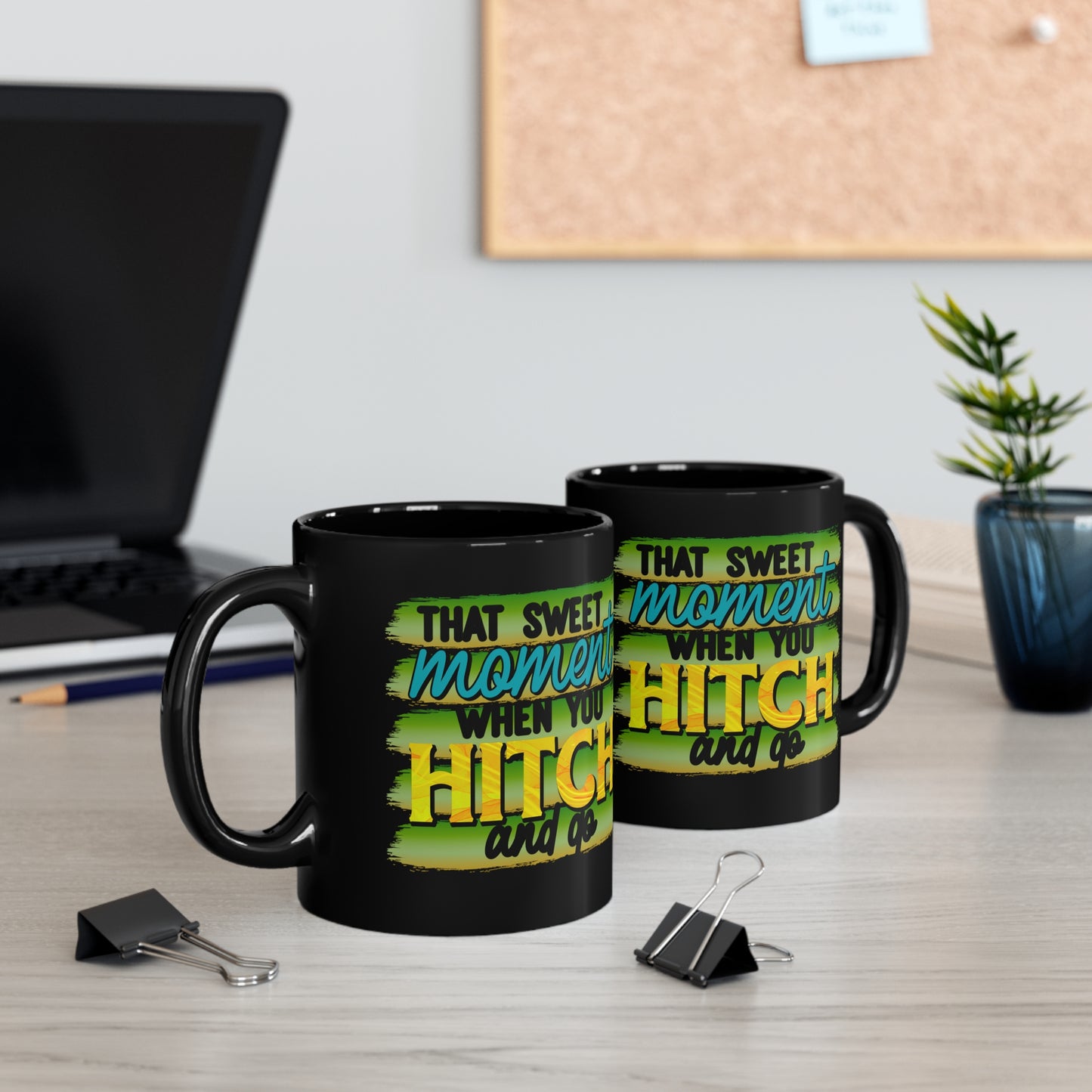 11oz Black Mug