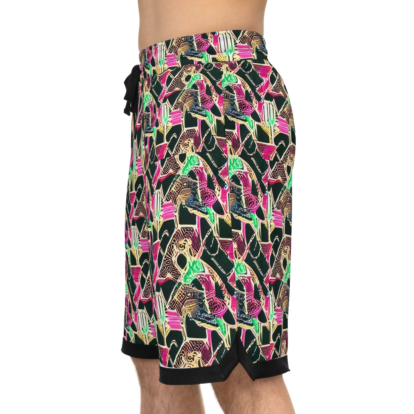 Basketball Rib Shorts (AOP)