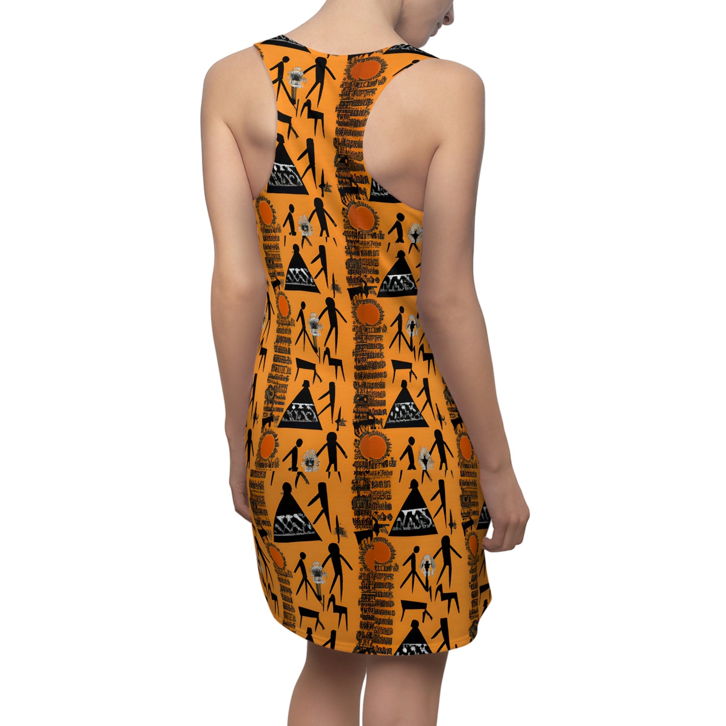 Women's Cut & Sew Racerback Dress (AOP)
