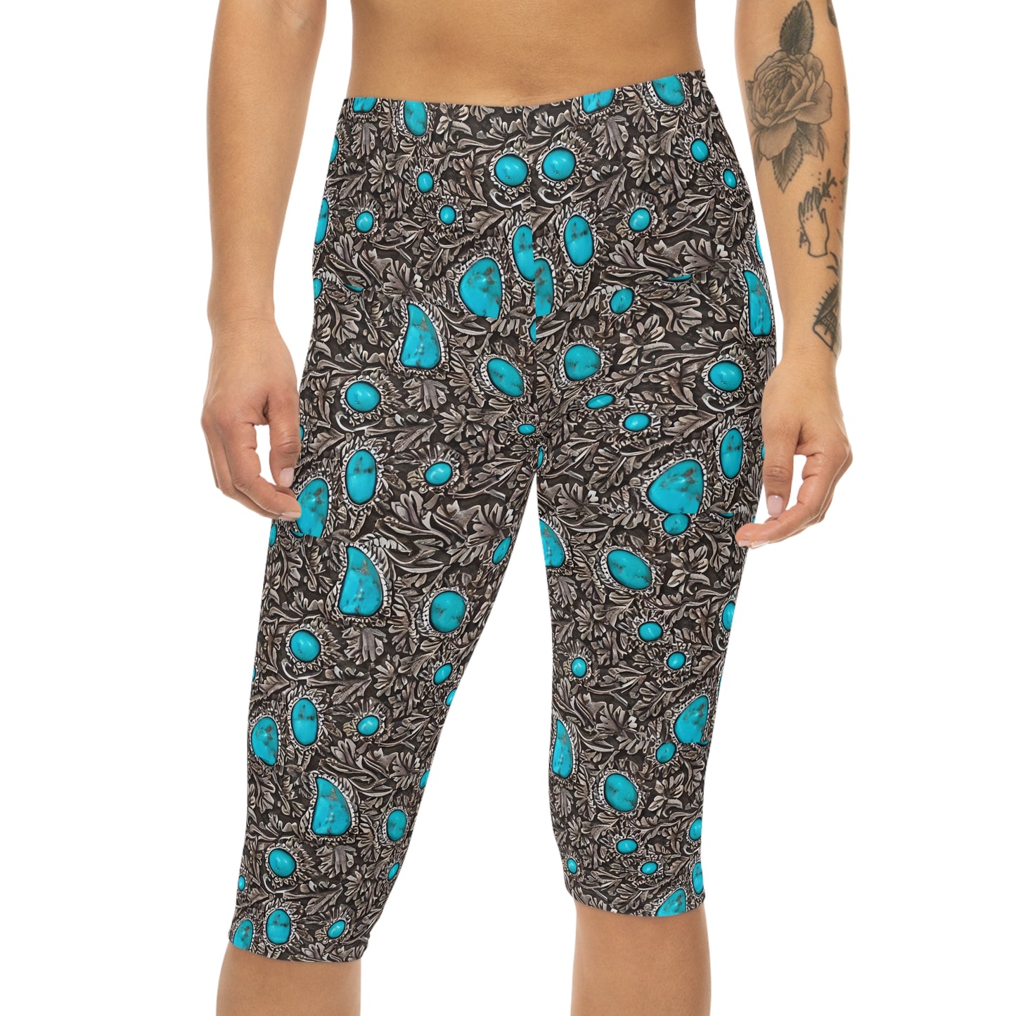 Women’s Capri Leggings (AOP)