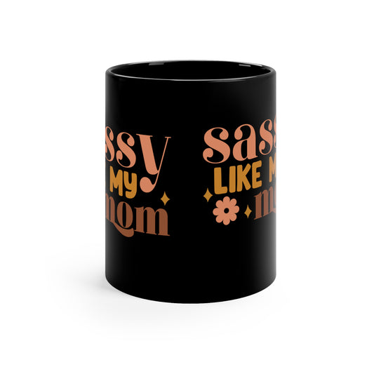 11oz Black Mug