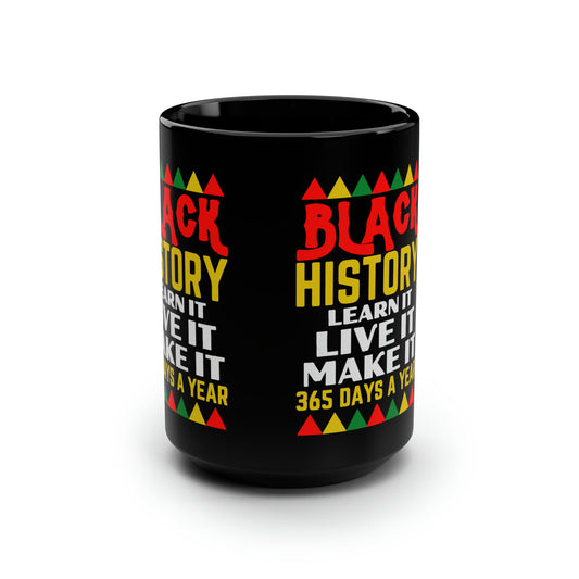 Black Mug, 15oz