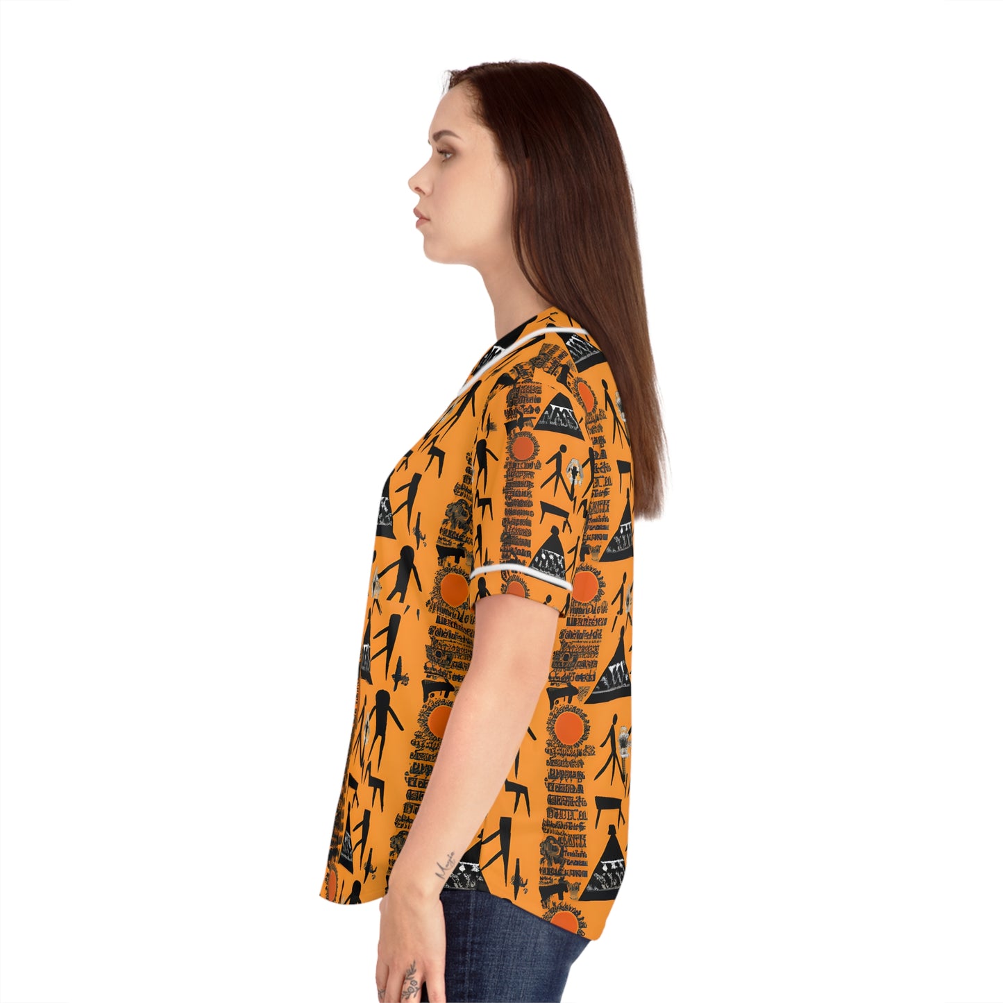 Women's Baseball Jersey (AOP)