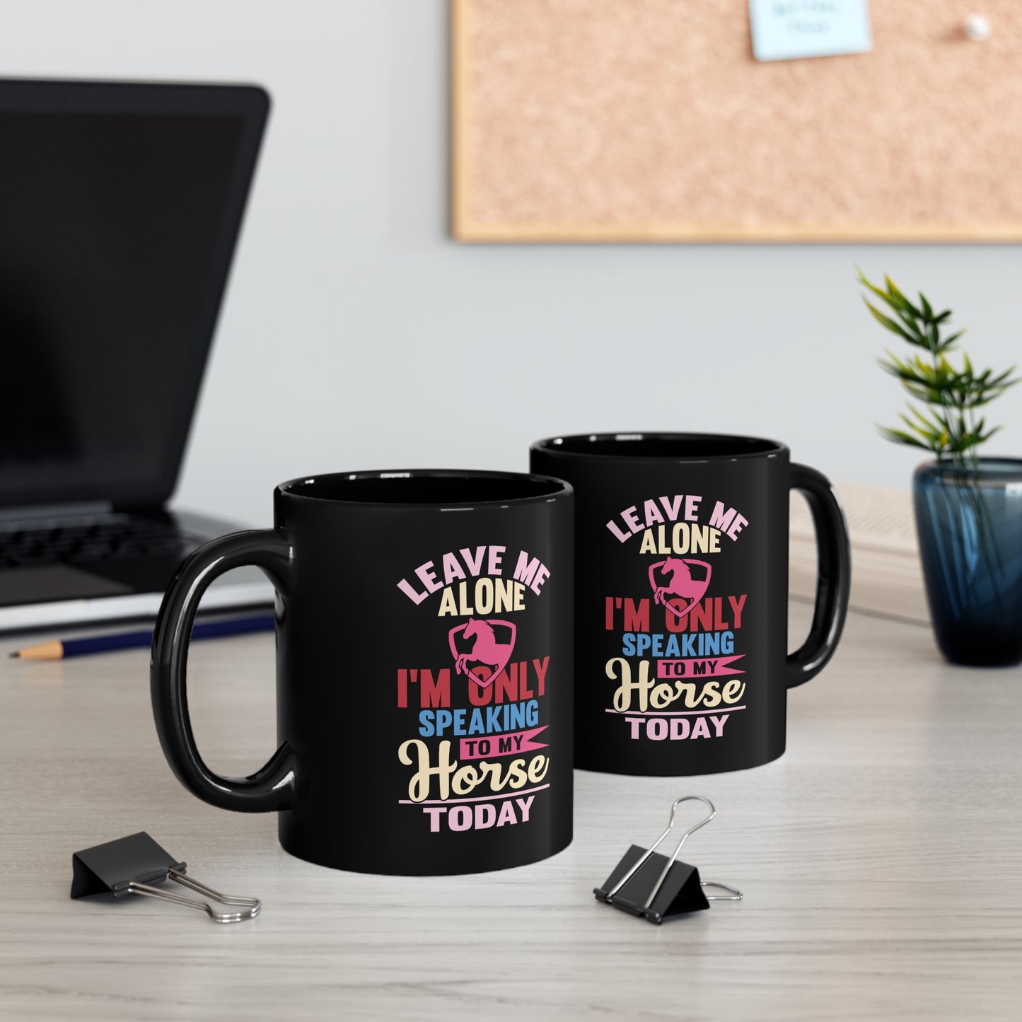 11oz Black Mug