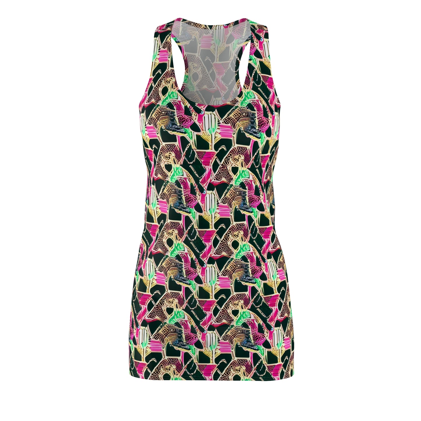 Women's Cut & Sew Racerback Dress (AOP)