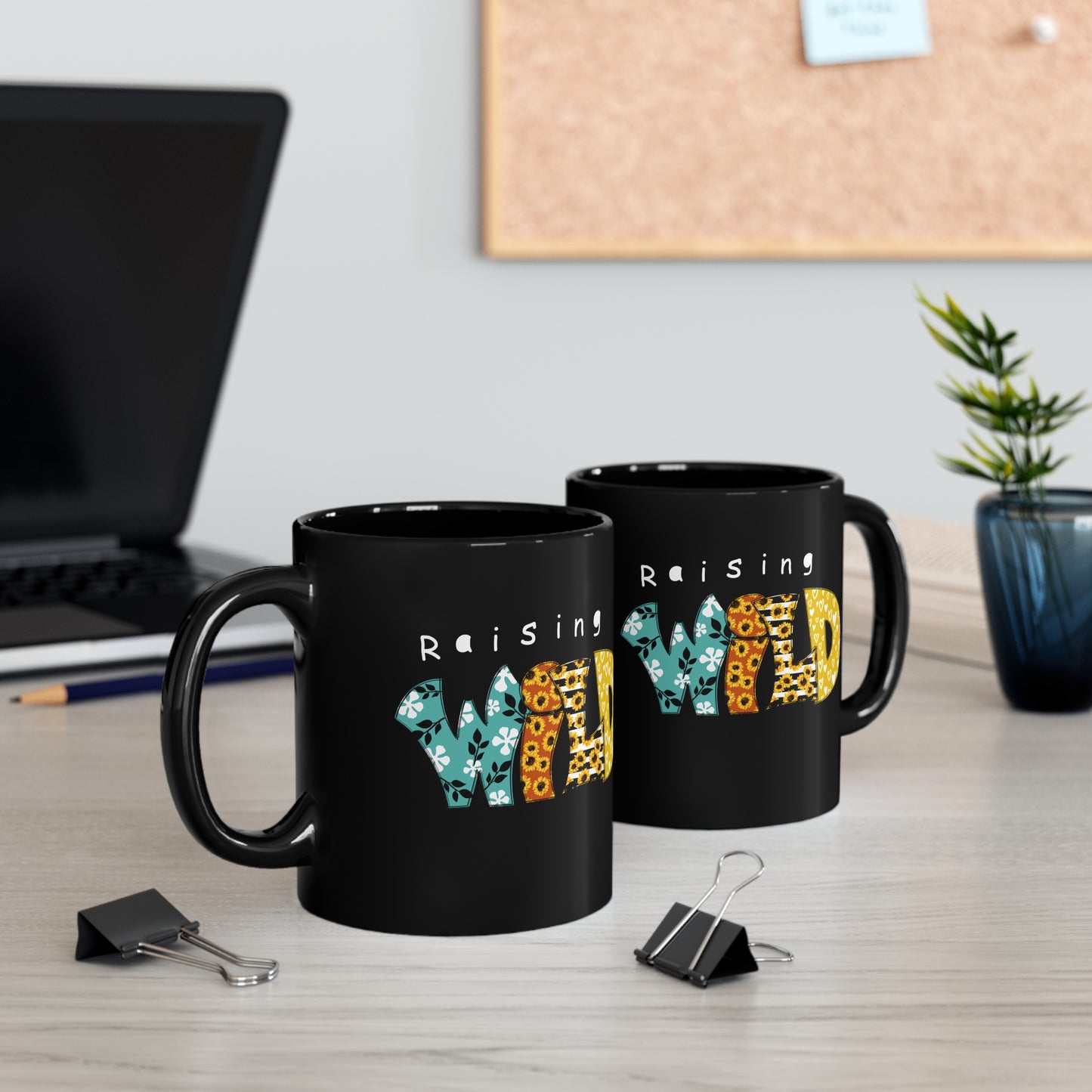 11oz Black Mug