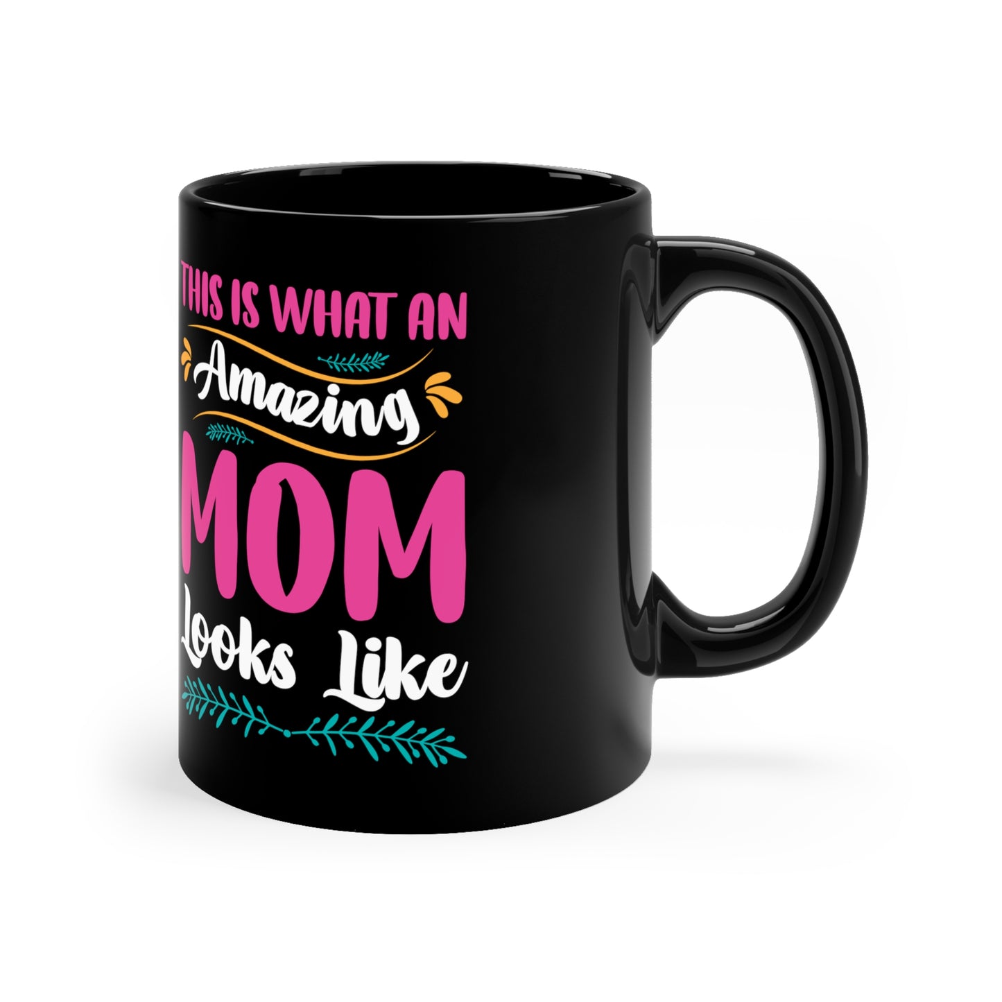 11oz Black Mug