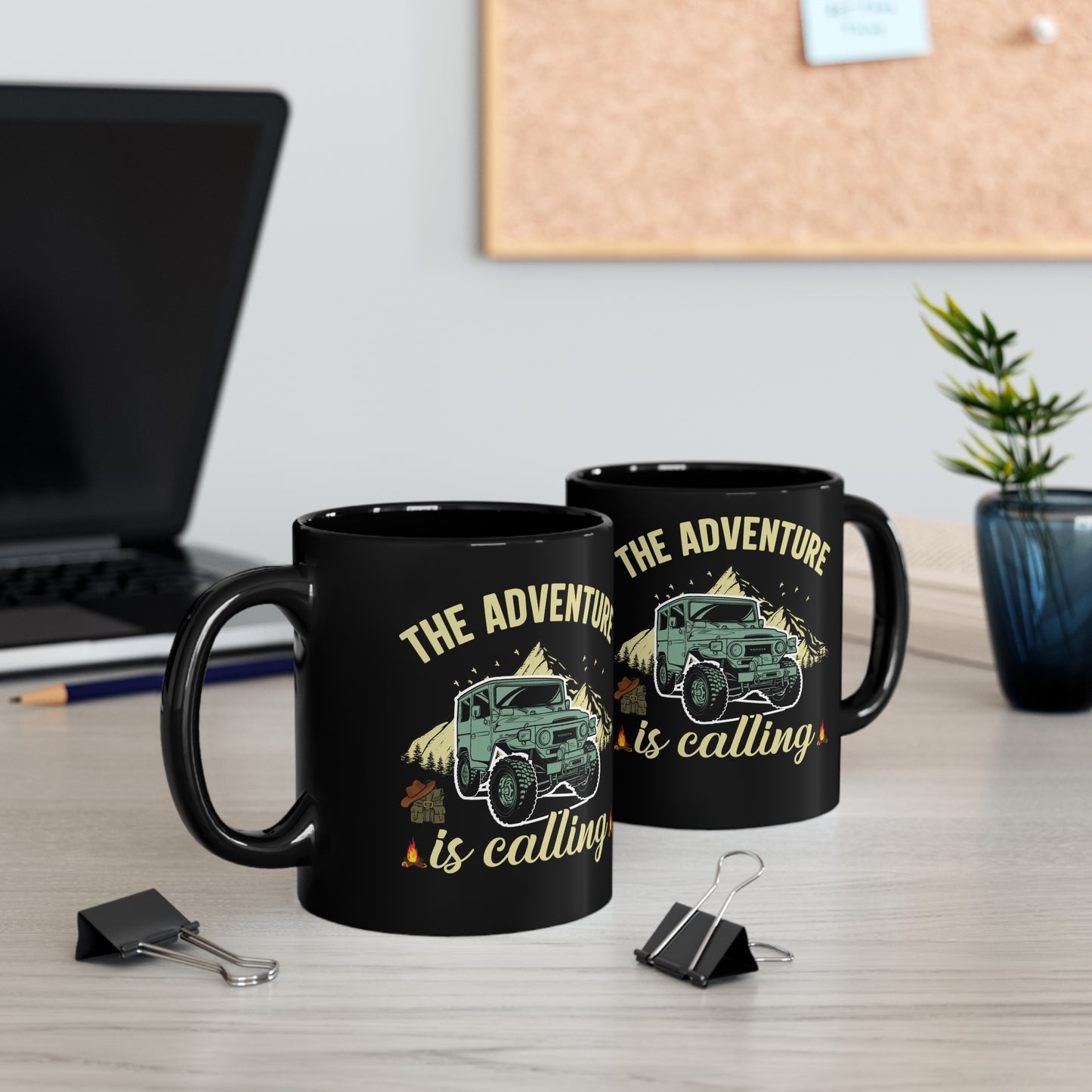 11oz Black Mug