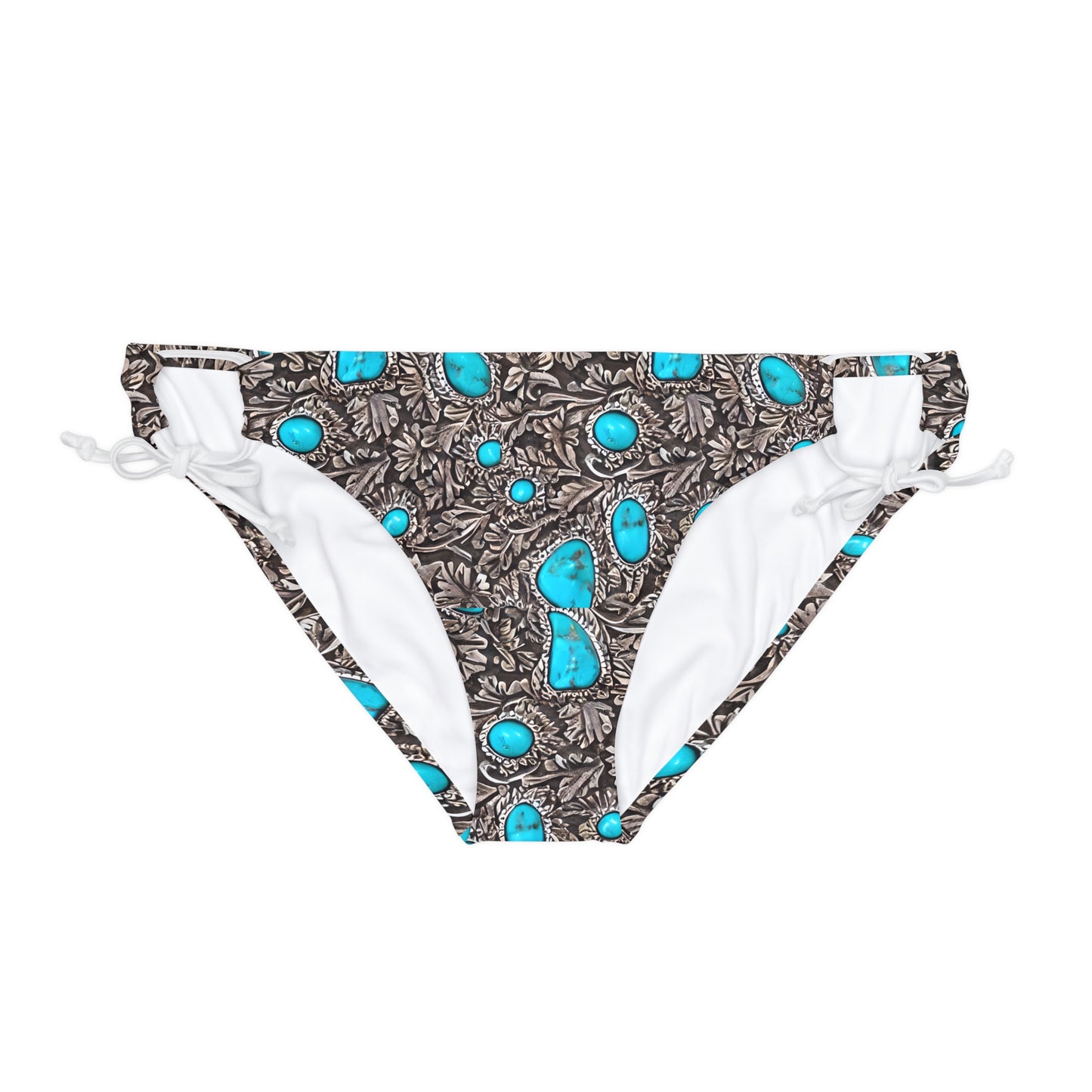 Loop Tie Side Bikini Bottom (AOP)