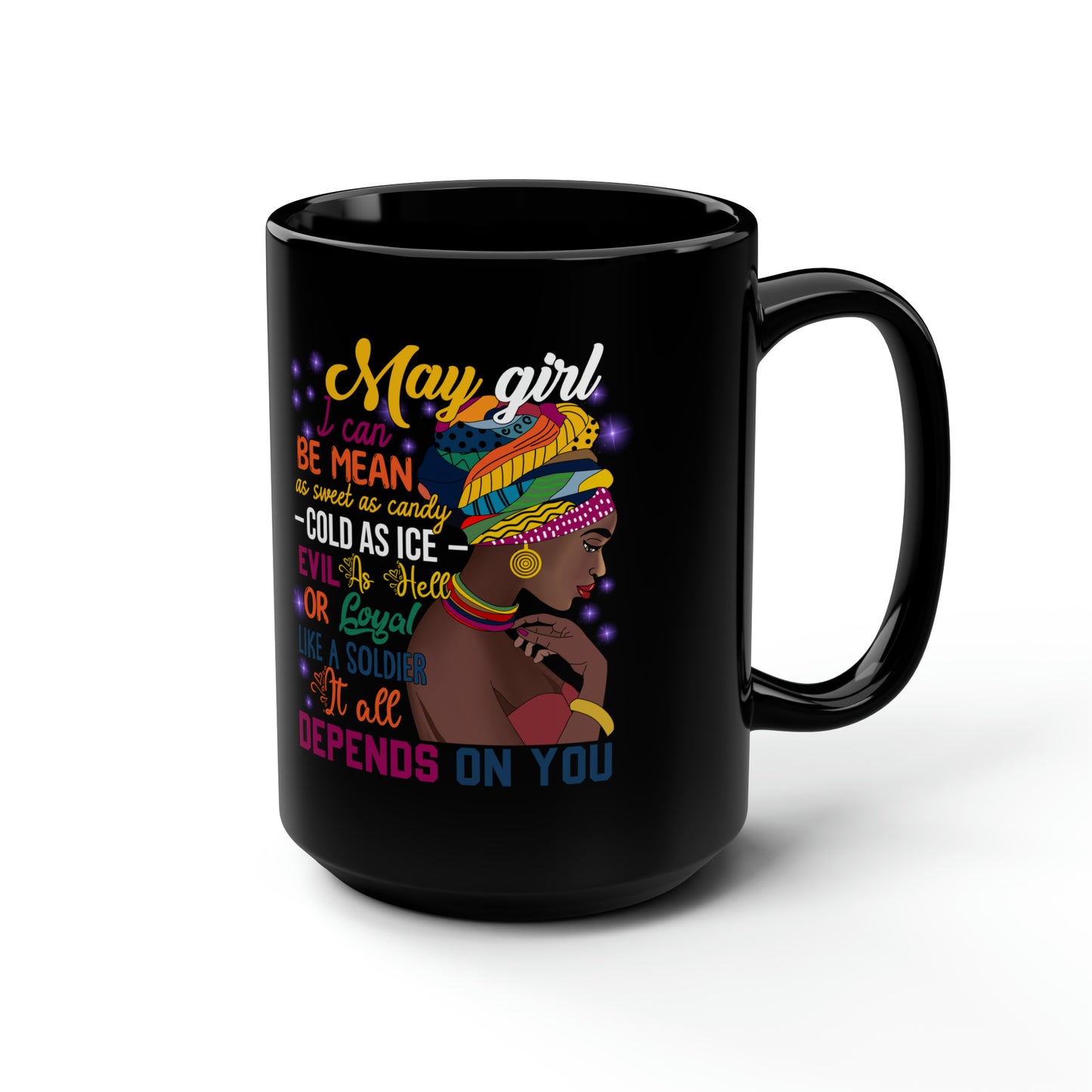 Black Mug, 15oz