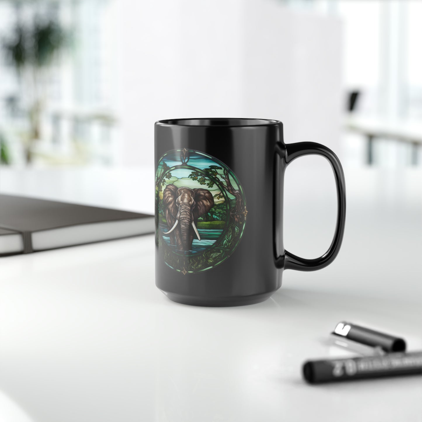 Black Mug, 15oz