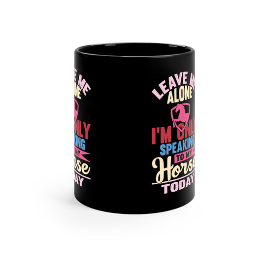 11oz Black Mug