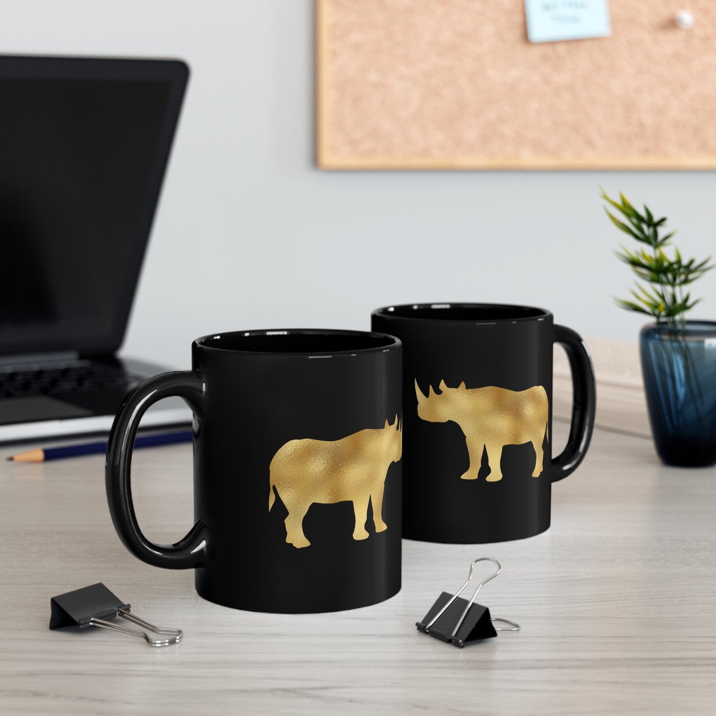 11oz Black Mug