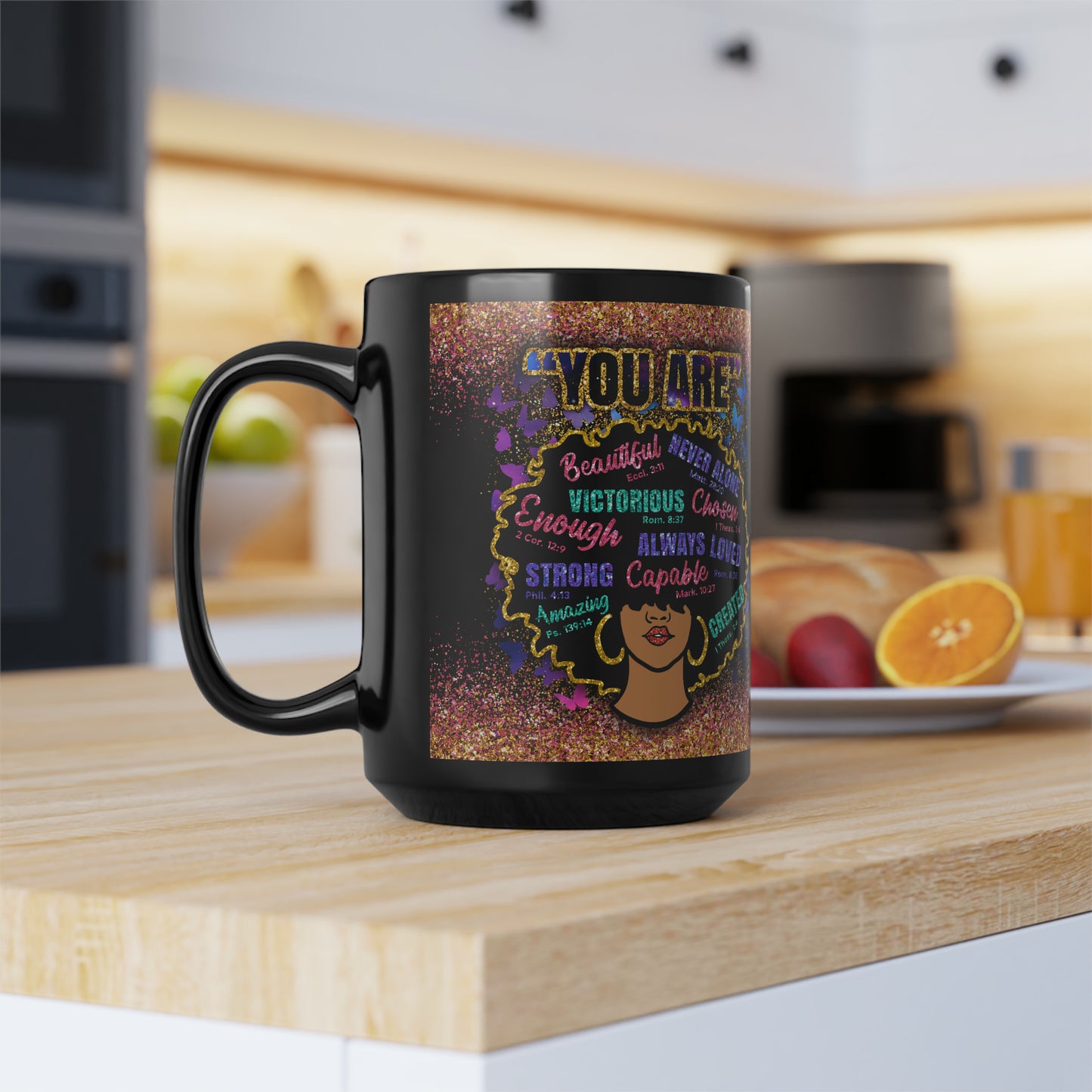 Black Mug, 15oz